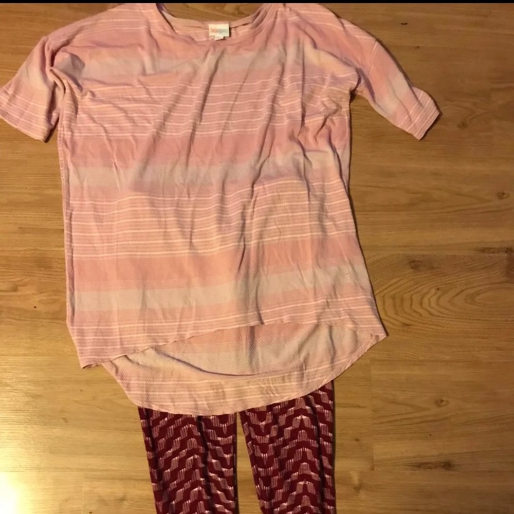 Lularoe small Irma and os leggings